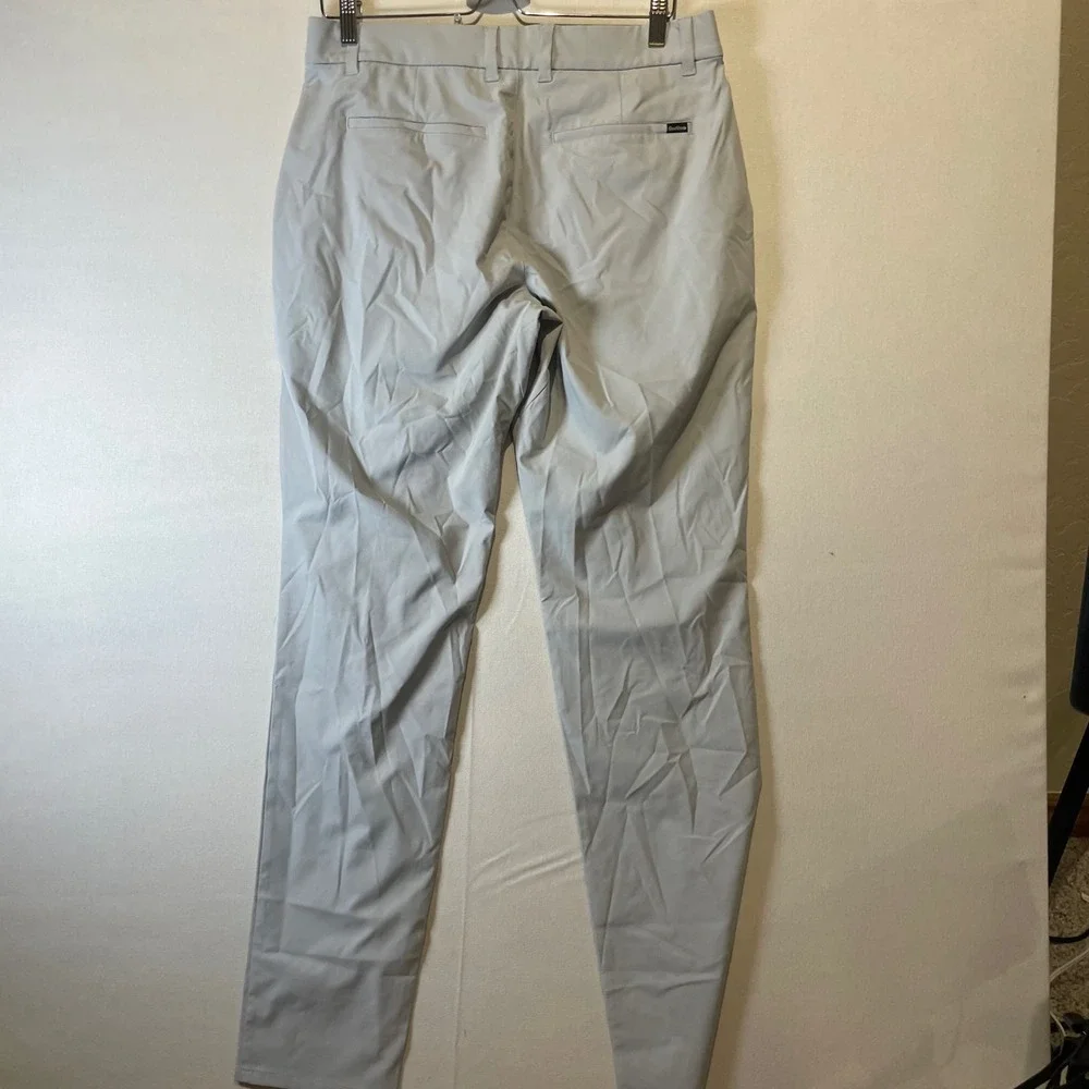Good Good Golf Mens Performance Pants Grey Size 32 Straight Leg‎ Lightweight N81